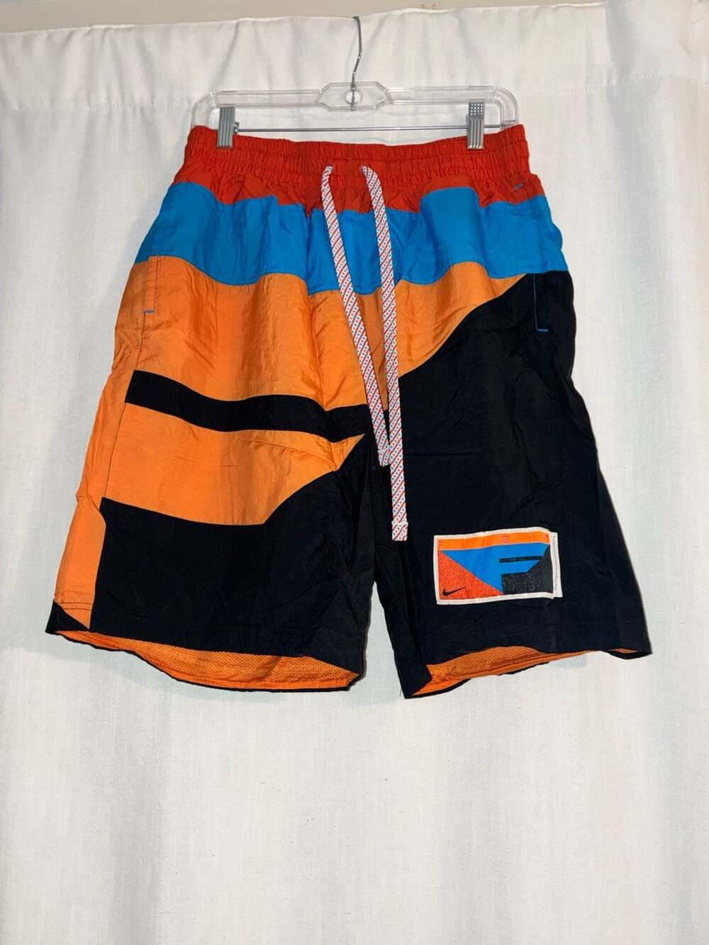 Nike Flight Series Colorblock Nylon Shorts Size XL